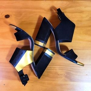 Upcycled Velveteen Chunky Heels ⭐️